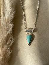 Load image into Gallery viewer, The Turquoise Tibetan Tear Necklace.
