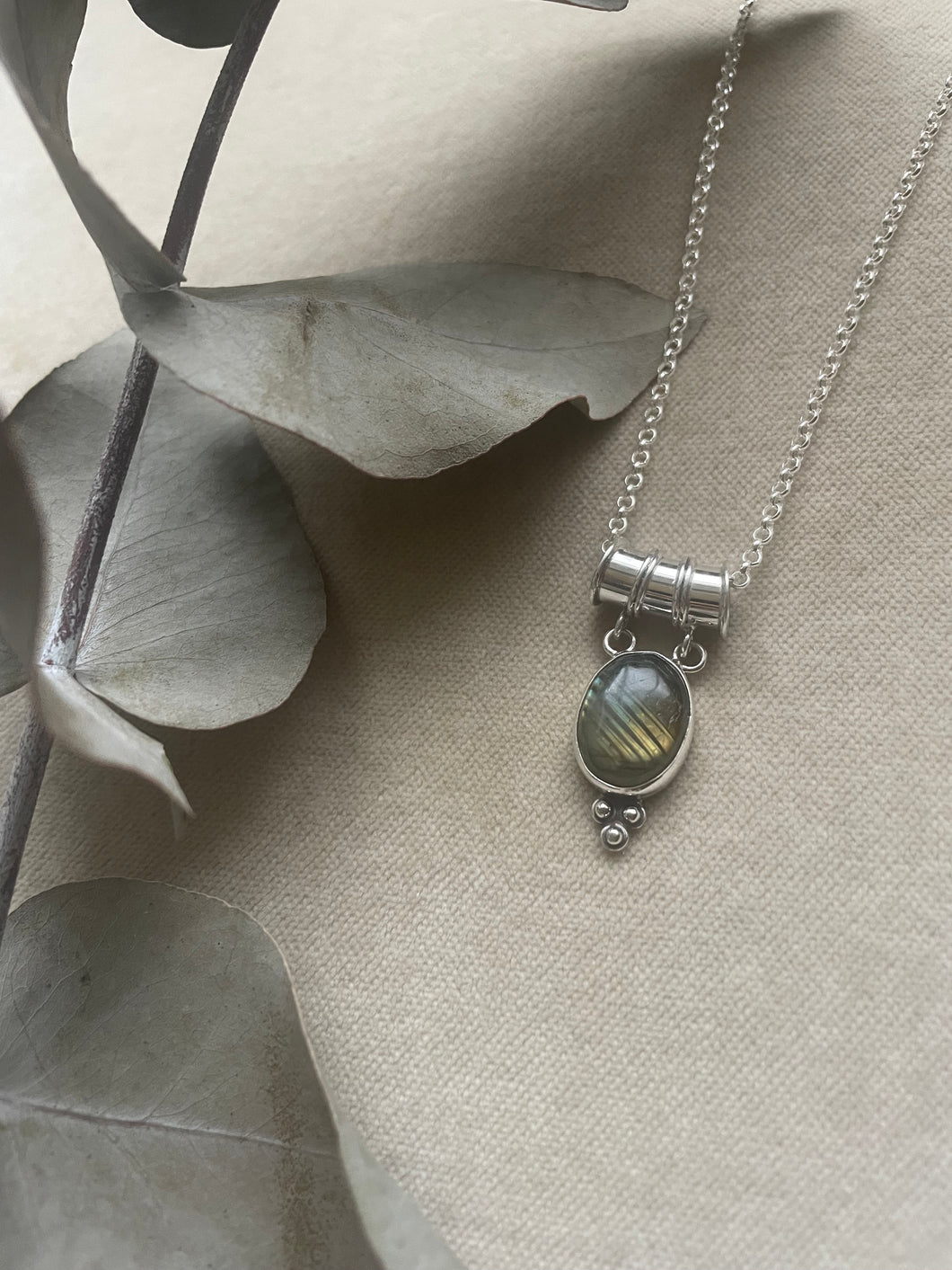 New Labradorite Luna Necklace