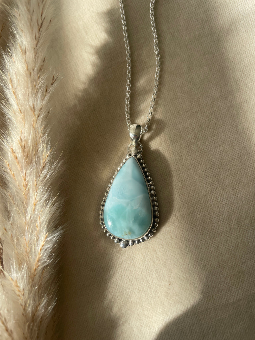 NEW - Ocean Floor Larimar Necklace