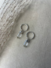 Load image into Gallery viewer, The Clear Quartz Point Earrings
