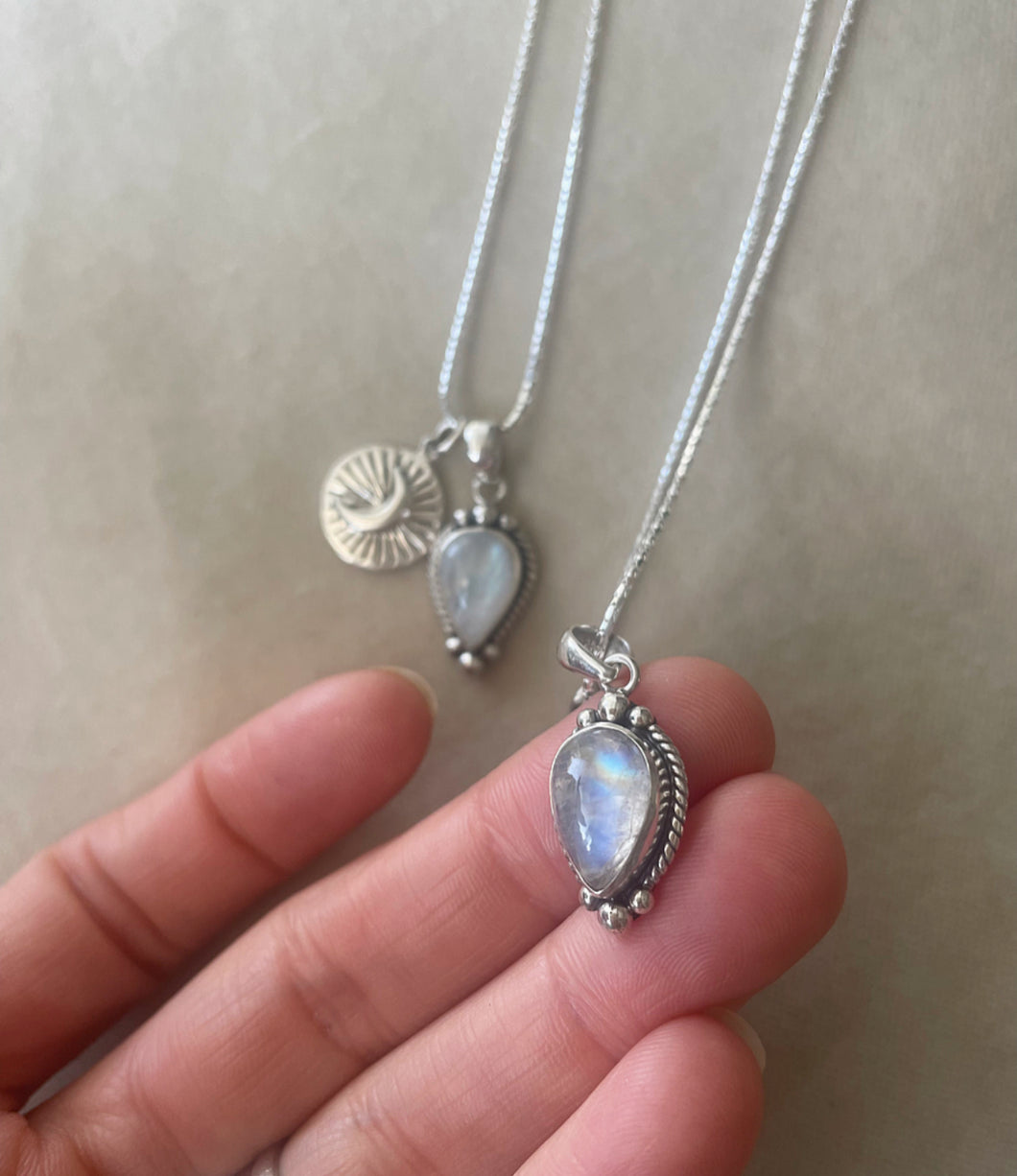 NEW ‘To the Moon and back’ friendship necklace.  Set of two