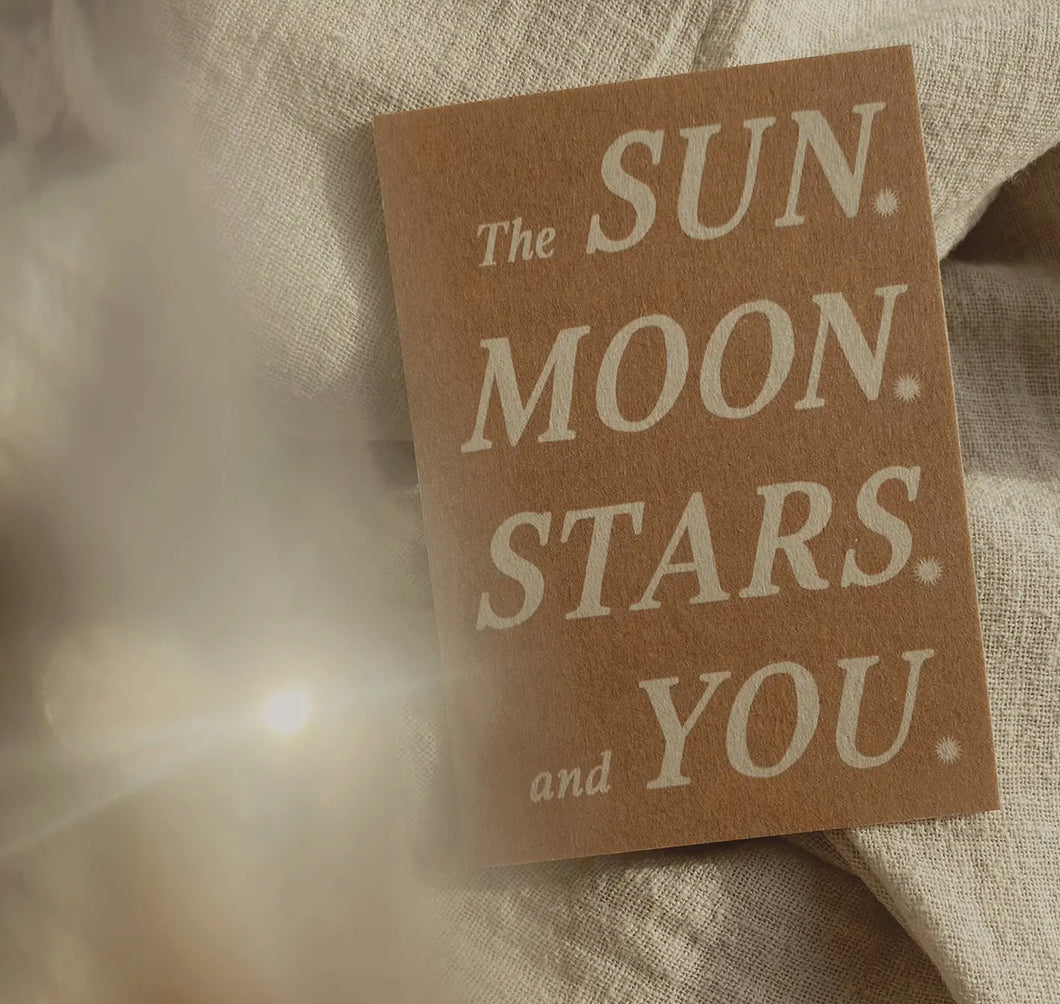 The Sun, Moon, Stars & You - Mini Card