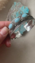 Load and play video in Gallery viewer, Larimar Bohemian Cuff.
